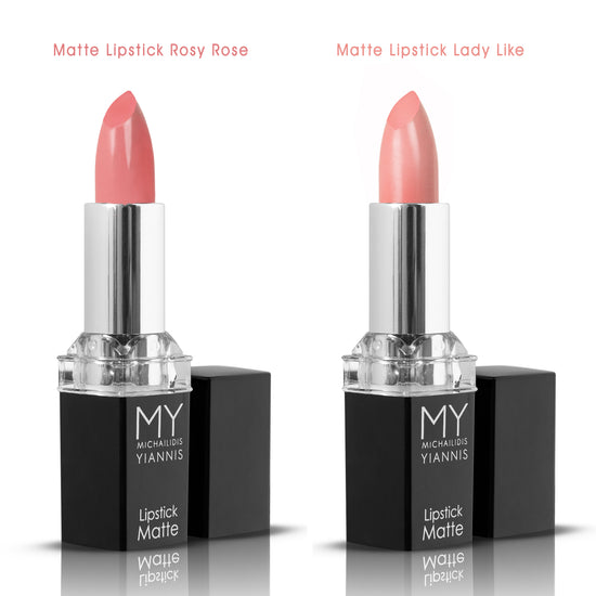 Matte Lipstick Rosy Rose + 1 Δώρο